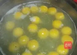 Illustration of how to make pumpkin glutinous rice balls 9