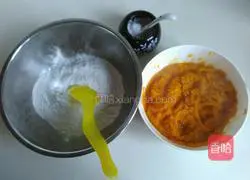 Illustration of how to make pumpkin cake 3