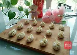 Illustration of making wheat ear dumplings 7