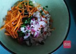 Golden Three Vegetable Cake Recipe Illustration 7