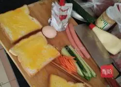 Illustration of how to make a sandwich 8