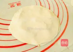 Illustration of how to make dumpling skin version of vegetable pancake 6