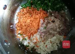 Illustration of how to make fried meatloaf 4