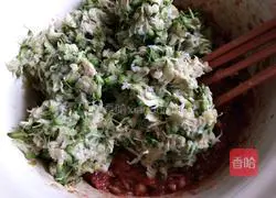 Illustration of how to make Sophora japonica dumplings 6