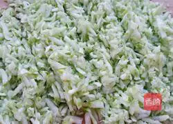 Illustration of how to make cucumber and egg vegetarian dumplings 10