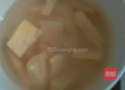 Illustration of how to make sweet potato dumplings and ginger syrup 1