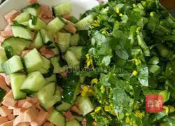 Fried rice Illustration of how to do it 2