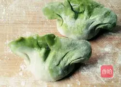 Illustration of making jade cabbage dumplings 15