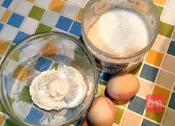 Illustration of how to make egg pancakes 1