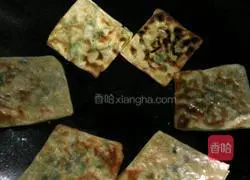 Illustration of how to make onion pancakes 8