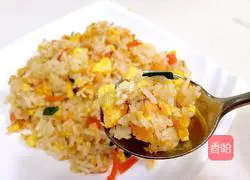 Illustration of how to make tomato and egg fried rice 11