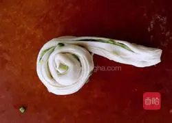 onion Illustration of how to make fried cakes 8