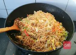 Illustration of how to make fried noodles 13