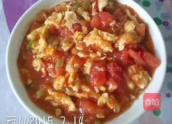 Illustration of how to make eggs and tomatoes 8