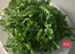 Illustration of how to make shepherd's purse wontons 2