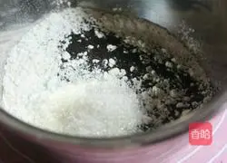 Illustration of how to make black tea finger cakes 3