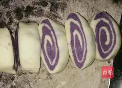 Illustration of how to make purple sweet potato buns 6