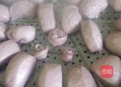 Illustration of how to make purple sweet potato buns 4