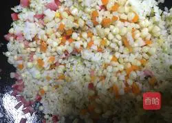 Corn fried rice recipe illustration 6