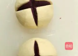 Illustration of how to make purple sweet potato buns 10