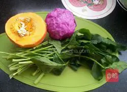 Illustration of how to make black sesame glutinous rice balls 1