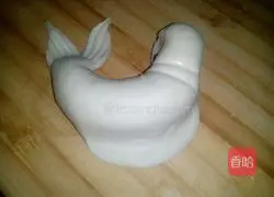 Illustration of how to make fish every year (carp steamed buns) 14