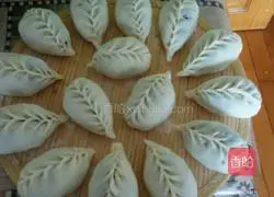 Illustration of how to make wild vegetable buns (artemisia annua) 17