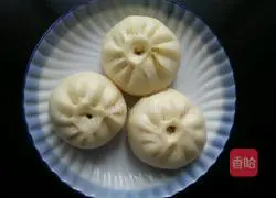 How to make steamed buns (pumpkin, spring bamboo shoots and shredded meat buns) 8