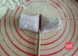 Illustration of how to make purple sweet potato and rose steamed buns 16