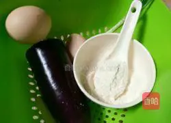 Eggplant egg pancake recipe 1