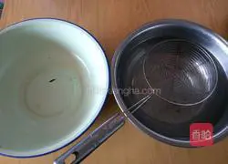 Illustration of how to make four-color fried noodles 4