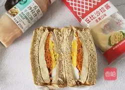 Illustration of how to make fat-reduced sandwiches 10