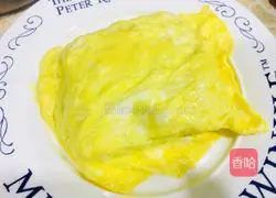 Illustration of how to make smooth egg beef sandwich 7