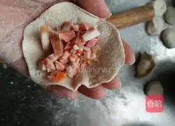 Illustration of how to make fish ball dumplings 6