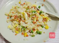 Egg Fried Rice Recipe Illustration 5