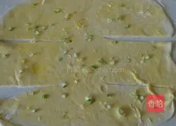 Illustration of how to make soy sauce scallion pancake 5