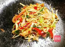 Illustration of how to make Shaobing with vegetables 10