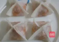 Illustration of how to make radish dumplings 6