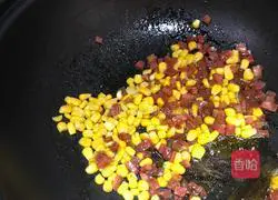 Illustration of how to make love fried rice 3