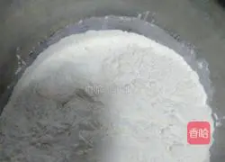 Illustration of how to make green onion layer cake 1