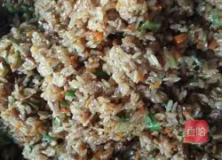 Illustration of how to make raw fried glutinous rice 4