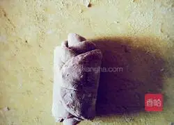 Illustration of how to make steamed buns with purple sweet potato flowers 4