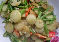 Vegetarian fried mung bean cake recipe 6