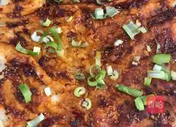 Sauce Illustration of how to make fragrant pancakes 15