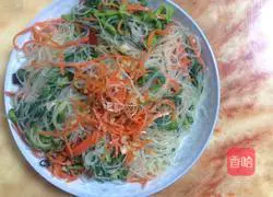 Illustration of how to make cold noodles 7