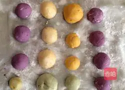 How to make colorful glutinous rice balls 6