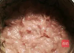 Illustration of homemade wonton meat 4