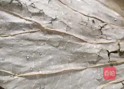 Illustration of how to make lotus leaf rice noodles and meat 1