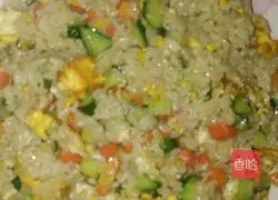 Illustration of how to make egg fried rice 6