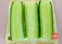 Egg Illustration of how to make ham sandwich 12